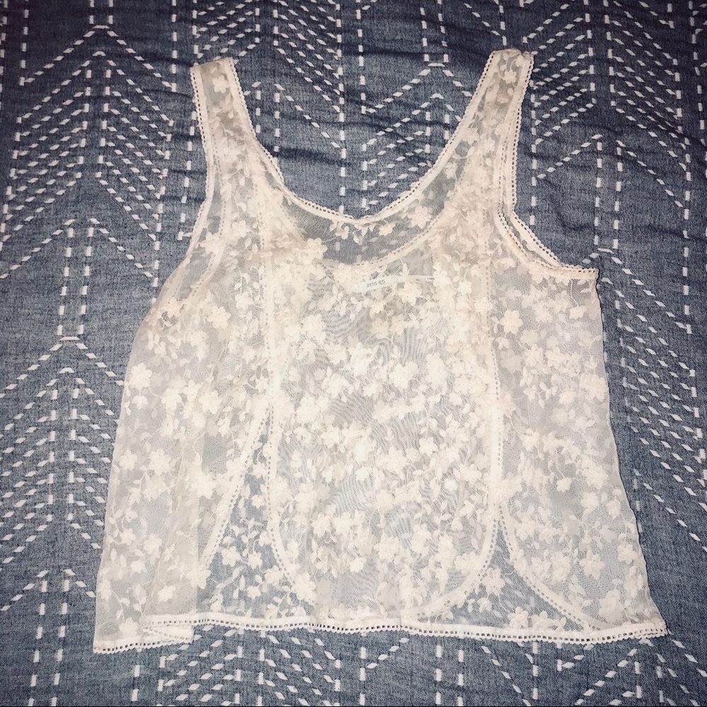 Lace tank